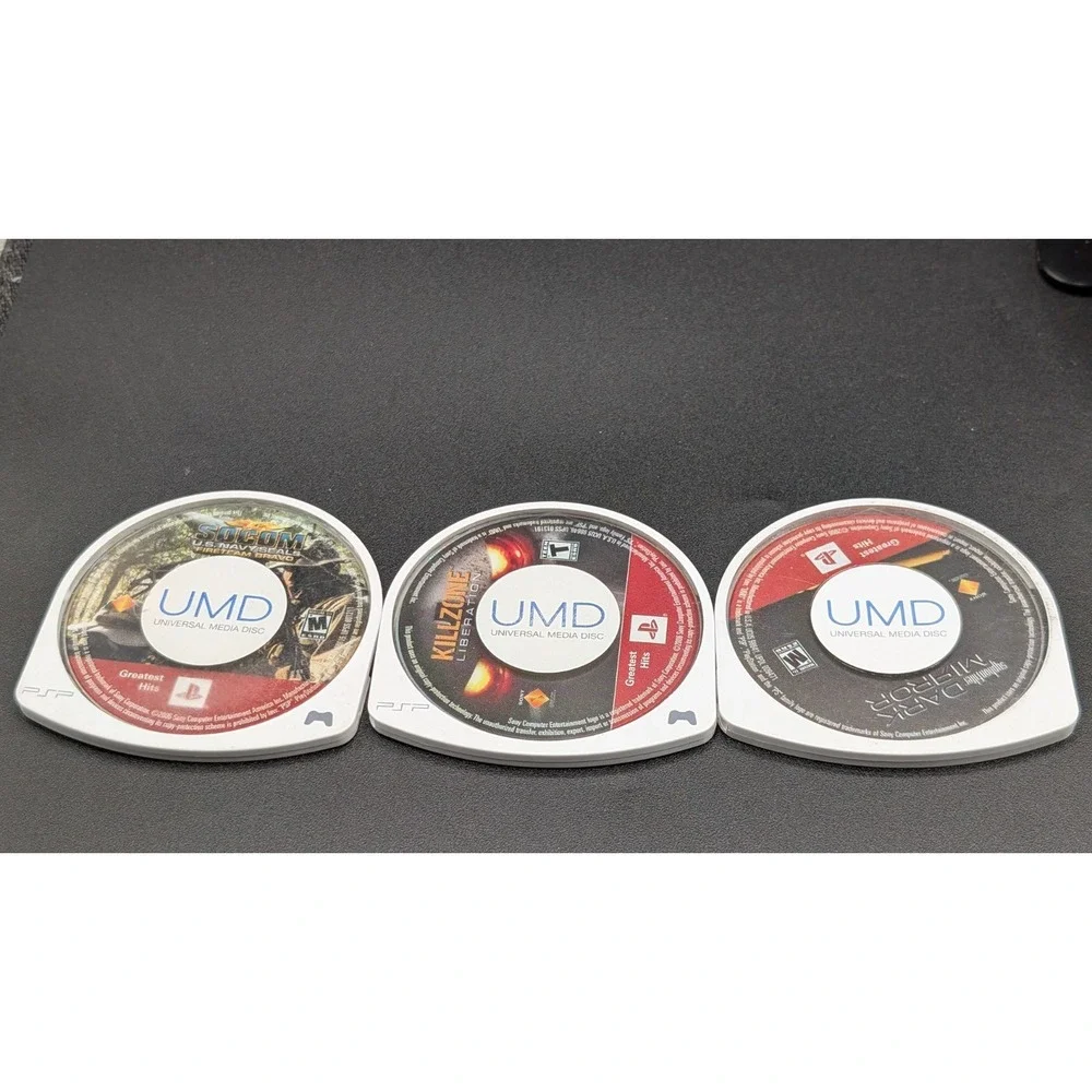 Sony PlayStation Portable PSP Disc Only Bundle Lot of 3 (Socom, Killzone, Sypho)